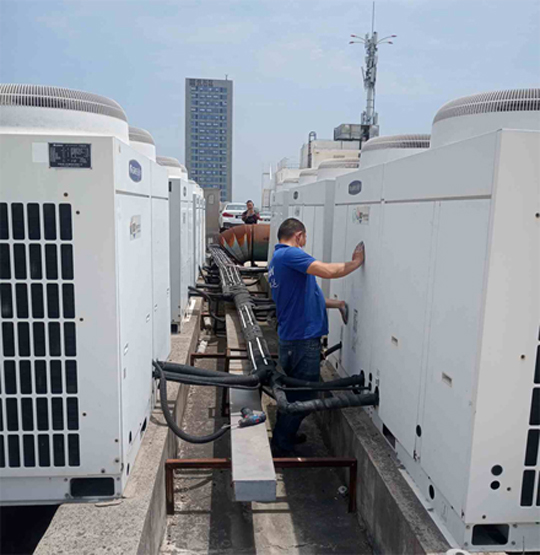 大新中央空调制热和不制冷系统维修方法